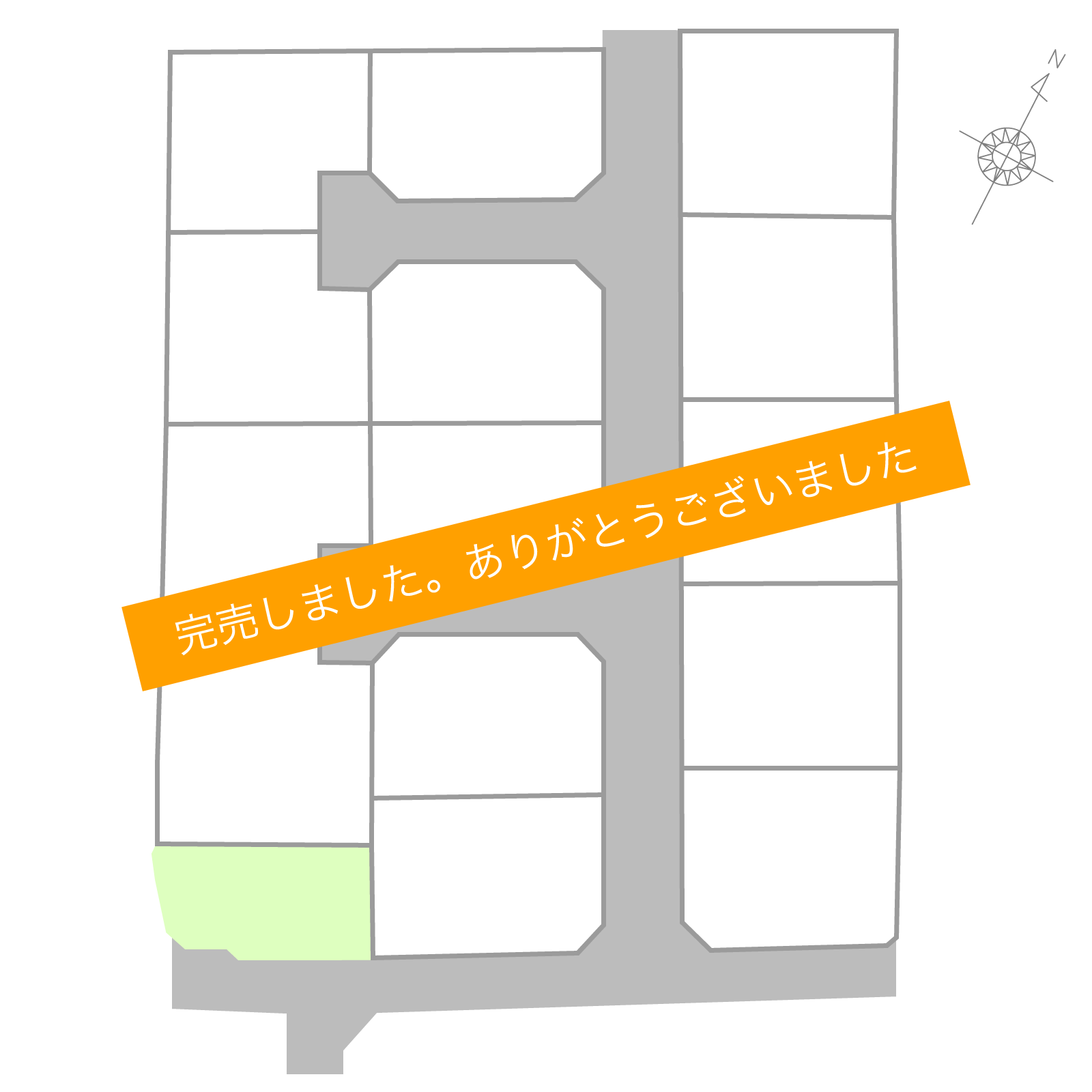 丸亀市郡家町1期(全14区画)